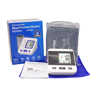 3.5in होम मेडिकल ब्लड प्रेशर मॉनिटर्स अपर आर्म बीपी मॉनिटर 0 से 290mmHg