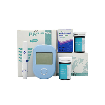1 से 33.3mmol/L होम ग्लूकोज मॉनिटर पोर्टेबल कोड फ्री ब्लड ग्लूकोज मीटर